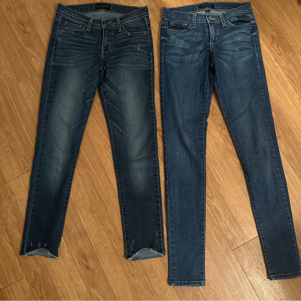 2 Pairs Flying Monkey Jeans Sz 25